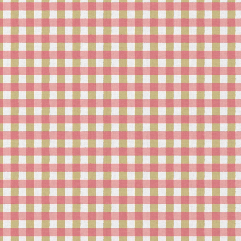 Algodón estampado KAVYO Rosa / Sorbete